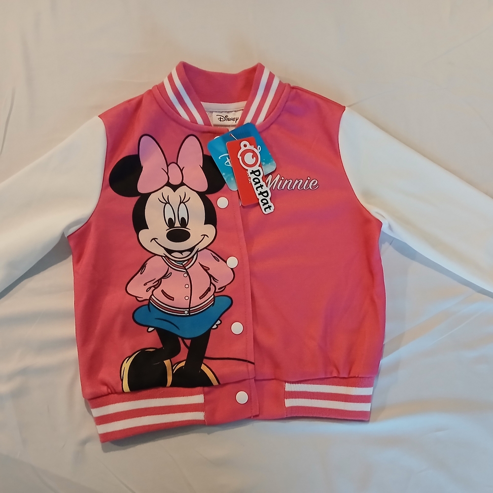 Disney Minnie Mouse Pink and White Jacket